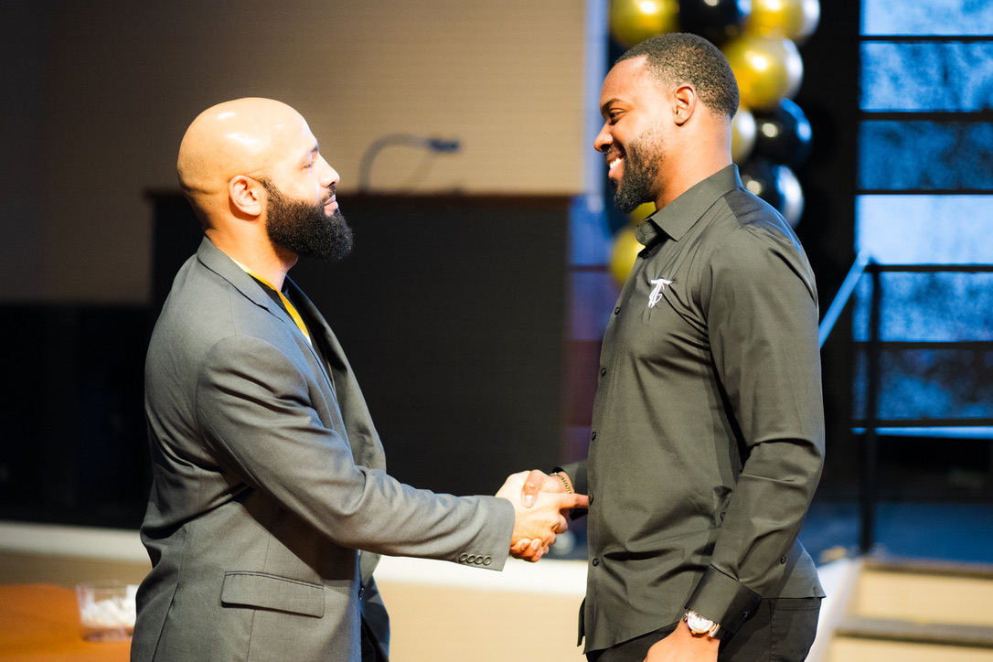 Trevón Gross Jr. in a leadership training setting